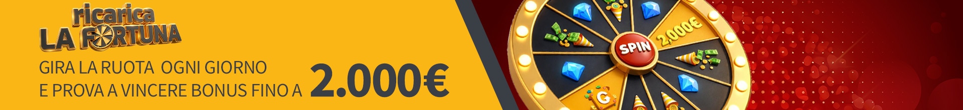 Banner HOMEPAGE - Ricarica la fortuna