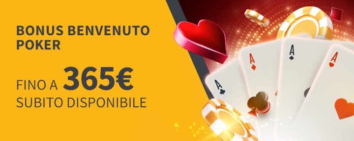 Bonus Benvenuto Poker